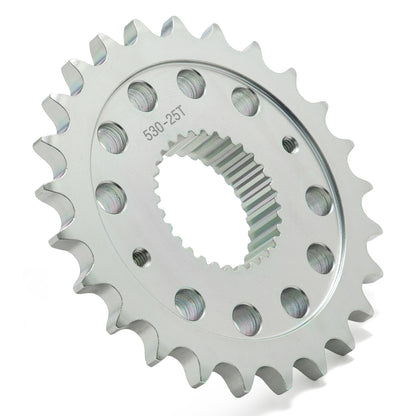530 X-Ring Chain Conversion Kit For Harley-Davidson Dyna 2006-2017 25T/55T Sprocket & Offset Spacer Set