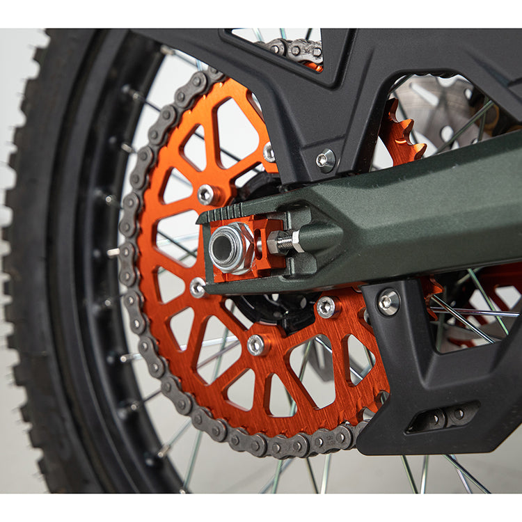 Returned 60T Orange Rear Sprocket 520 Chain for Sur-ron Ultra Bee