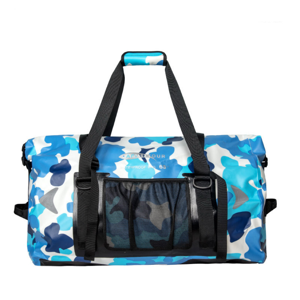 65L Waterproof Motorcycle Rear Seat Bag – High-Capacity Sports & Riding Saddlebag / Convertible Backpack