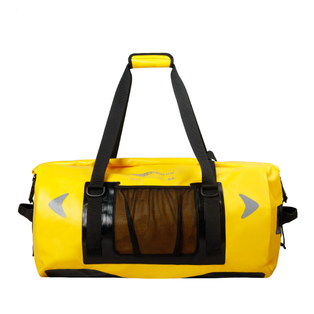 65L Waterproof Motorcycle Rear Seat Bag – High-Capacity Sports & Riding Saddlebag / Convertible Backpack