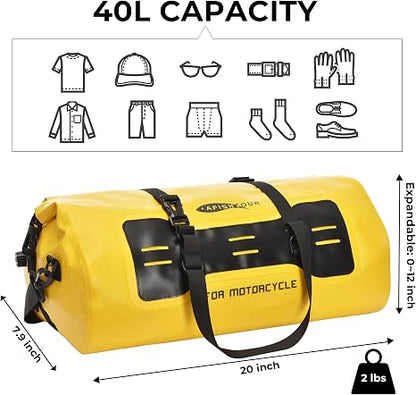 40L Waterproof Travel Duffel Bag – Large-Capacity Outdoor Sports Gear Bag / Backpack