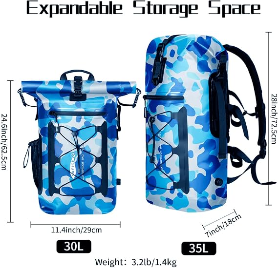35L Waterproof Camouflage Tactical Backpack – High-Capacity Outdoor Sports Rucksack