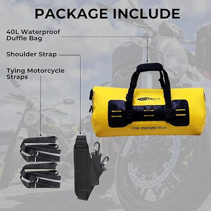 40L Waterproof Travel Duffel Bag – Large-Capacity Outdoor Sports Gear Bag / Backpack