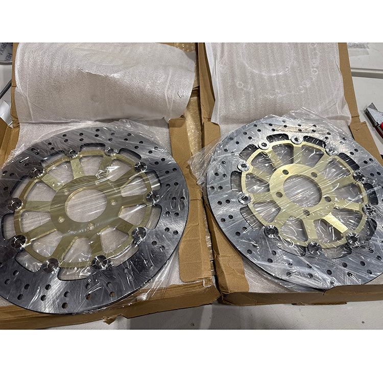 Returned Front Brake Disc Rotors for Honda GL1500C Valkyrie 1997-2003