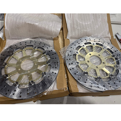 Returned Front Brake Disc Rotors for Honda GL1500C Valkyrie 1997-2003