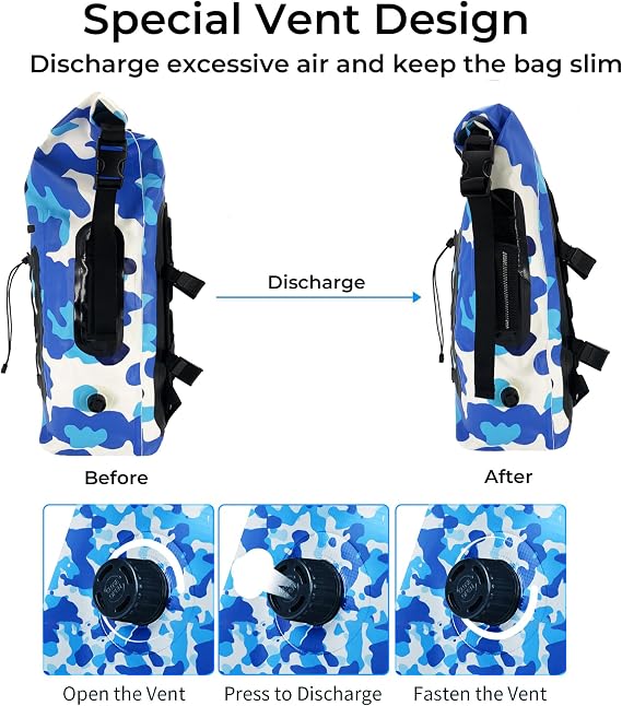 35L Waterproof Camouflage Tactical Backpack – High-Capacity Outdoor Sports Rucksack