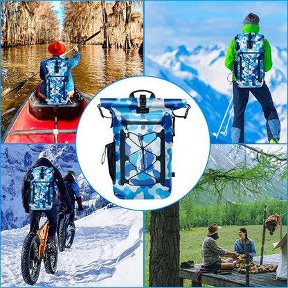 35L Waterproof Camouflage Tactical Backpack – High-Capacity Outdoor Sports Rucksack