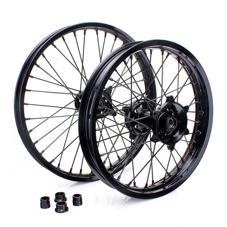 For Honda CRF250R 2014-2025 / CRF450R 2013-2025 Front Rear Spoke Wheel Rim Hub Set