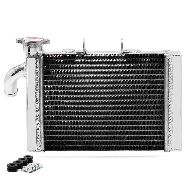 Benelli TNT 300 / BN 302 / 302 S / STELS / Keeway RKX Aluminum Radiator 26mm Core TIG-Welded Direct Bolt-On Replacement