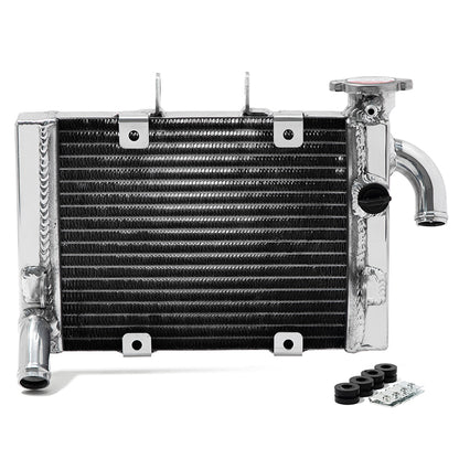 Benelli TNT 300 / BN 302 / 302 S / STELS / Keeway RKX Aluminum Radiator 26mm Core TIG-Welded Direct Bolt-On Replacement