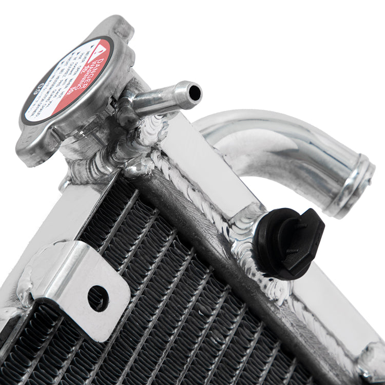 Benelli TNT 300 / BN 302 / 302 S / STELS / Keeway RKX Aluminum Radiator 26mm Core TIG-Welded Direct Bolt-On Replacement