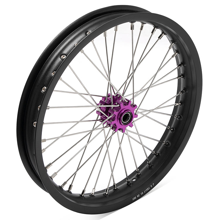 CNC Aluminum 17" Front Rear Spoke Wheel Rim Hub Sets For Altis Sigma / Sigma MX 2024-2025