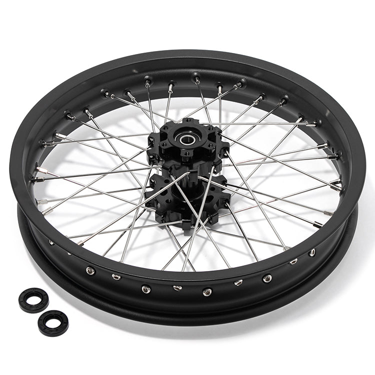 CNC Aluminum 17" Front Rear Spoke Wheel Rim Hub Sets For Altis Sigma / Sigma MX 2024-2025