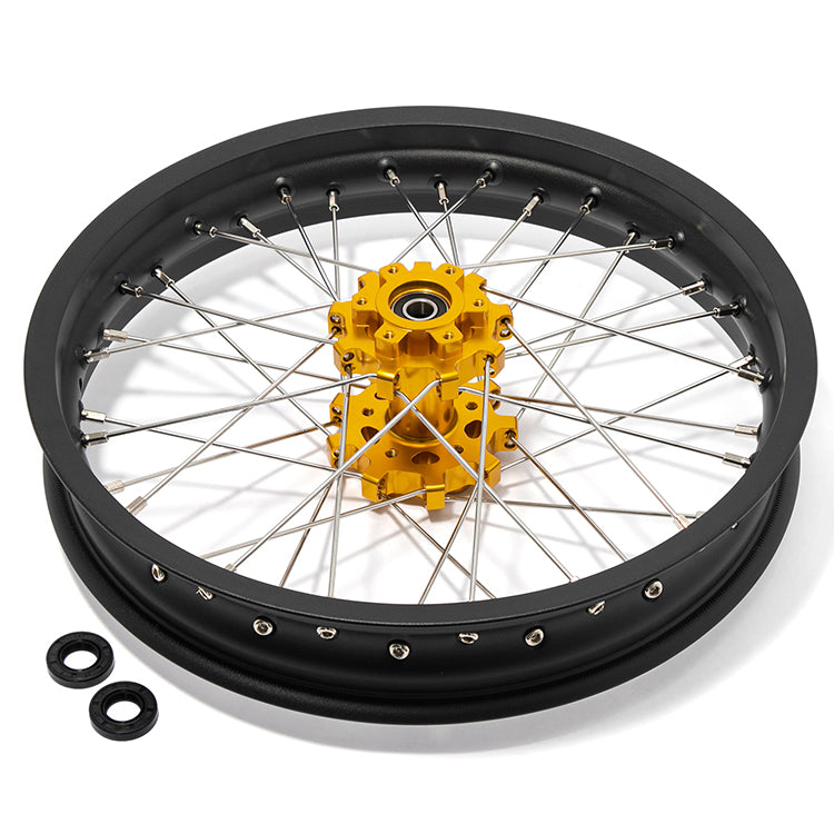 CNC Aluminum 17" Front Rear Spoke Wheel Rim Hub Sets For Altis Sigma / Sigma MX 2024-2025