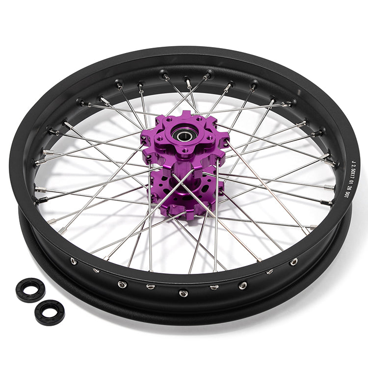 CNC Aluminum 17" Front Rear Spoke Wheel Rim Hub Sets For Altis Sigma / Sigma MX 2024-2025