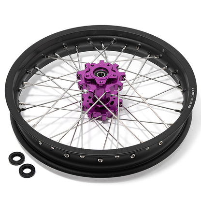 CNC Aluminum 17" Front Rear Spoke Wheel Rim Hub Sets For Altis Sigma / Sigma MX 2024-2025