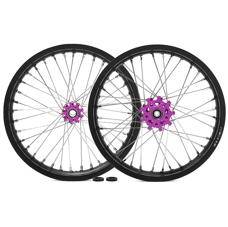 CNC Aluminum 17" Front Rear Spoke Wheel Rim Hub Sets For Altis Sigma / Sigma MX 2024-2025