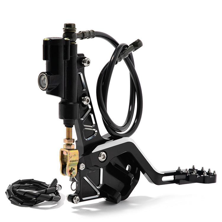 CNC Aluminum Hydraulic Rear Foot Brake Assembly Kit for Rawrr Mantis X Pro