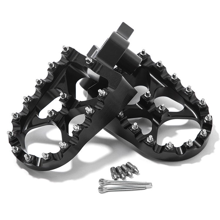 CNC Wide Foot Pegs 57mm Aluminum Footrest For Yamaha YZ250F 2024-2026 / YZ250FX 2025-2026 / YZ450F 2023-2026