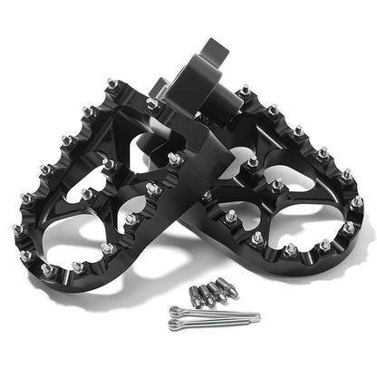 CNC Wide Foot Pegs 57mm Aluminum Footrest For Yamaha YZ250F 2024-2026 / YZ250FX 2025-2026 / YZ450F 2023-2026