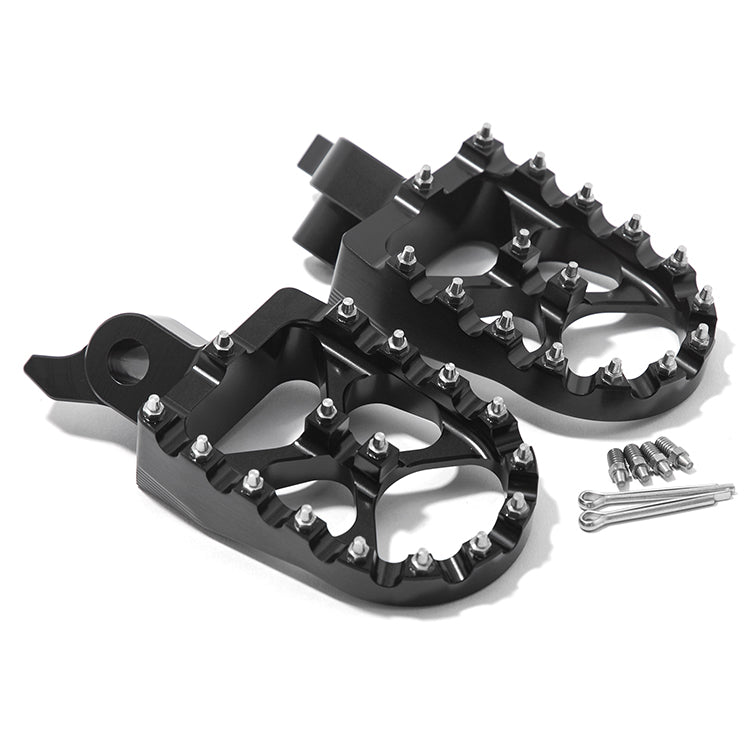 CNC Wide Foot Pegs 57mm Aluminum Footrest For Yamaha YZ250F 2024-2026 / YZ250FX 2025-2026 / YZ450F 2023-2026