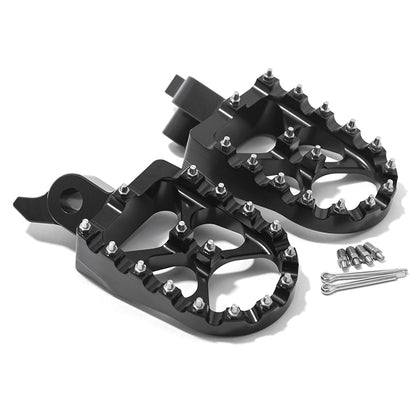 CNC Wide Foot Pegs 57mm Aluminum Footrest For Yamaha YZ250F 2024-2026 / YZ250FX 2025-2026 / YZ450F 2023-2026