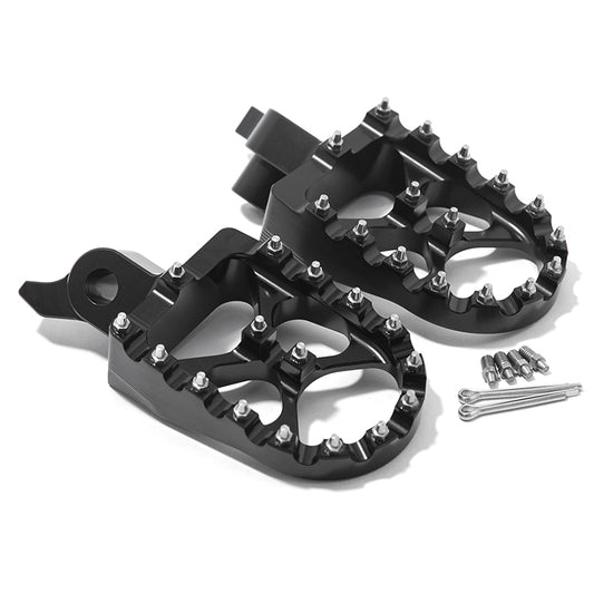 CNC Wide Foot Pegs 57mm Aluminum Footrest For Yamaha YZ250F 2024-2026 / YZ250FX 2025-2026 / YZ450F 2023-2026