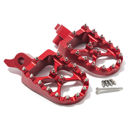 CNC Wide Foot Pegs 57mm Aluminum Footrest For Yamaha YZ250F 2024-2026 / YZ250FX 2025-2026 / YZ450F 2023-2026