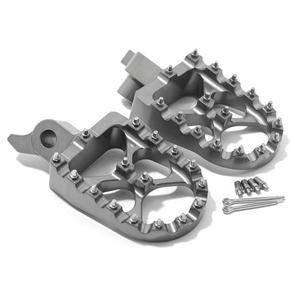 CNC Wide Foot Pegs 57mm Aluminum Footrest For Yamaha YZ250F 2024-2026 / YZ250FX 2025-2026 / YZ450F 2023-2026