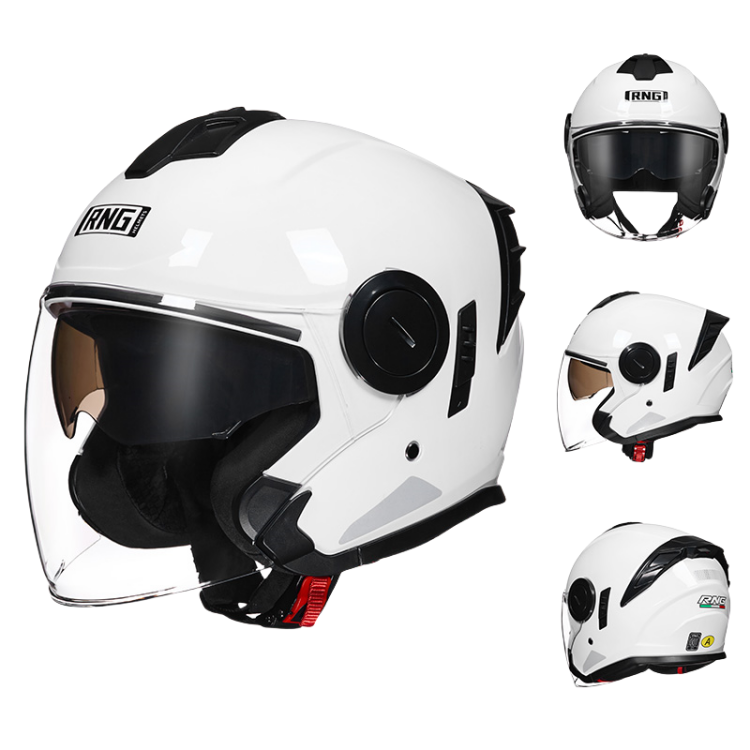 DOT Certified 3/4 Motorcycle Helmet / Riding Helmet / Bluetooth can be installed