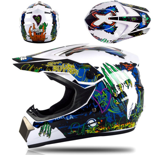DOT certified outdoor/off-road/motorcycle riding helmet full face helmet / Free three-piece set