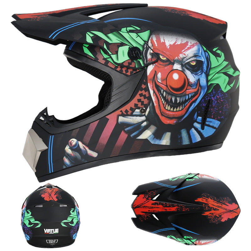 DOT certified outdoor/off-road/motorcycle riding helmet full face helmet / Free three-piece set