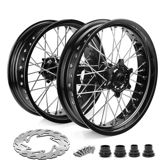 For Beta RR / RR Race Edition / RR-S / Xtrainer 2020-2023 Front Rear Spoke Wheel Rim Hub Brake Disc Set