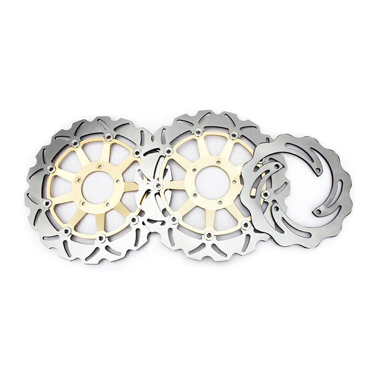 For Ducati 848 EVO 2011-2013 / Monster S4R S4RS Testastretta 2006-2008 / Monster S4RS Tricolore 2008 Front Rear Brake Disc Rotors