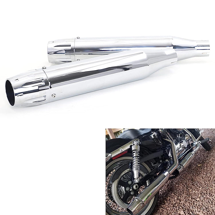 For Harley Davidson Sportster 883 1200 XL883 XL1200 2014-2020 3" Mufflers Slip on Exhaust Pipes