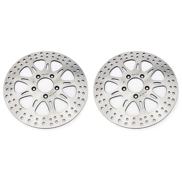For Harley Sportster XL1200R Roadster 2004-2008 / XL1200S Sport 2000-2003 / XL883R 2005-2013 11.5" Front Rear Brake Disc Rotors