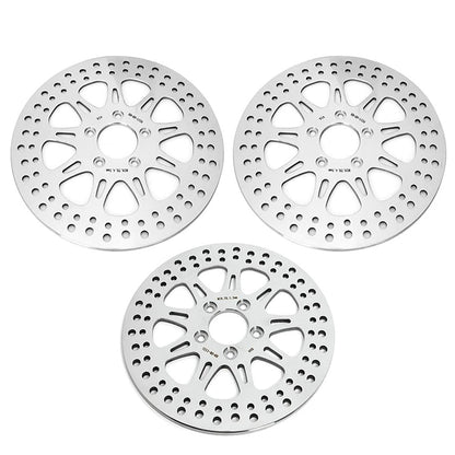 For Harley Touring FLHT Electra Glide Standard 2008-2010 2021-2022 / FLHTC Electra Glide Classic 2008-2012 11.8" Front Rear Brake Rotors