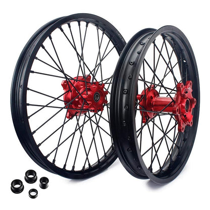 For Honda XR650L 1993-2024 21×1.6 Front 18×2.15 19×2.15 Rear Spoke Wheel Rim Hub Set