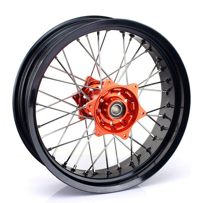 For KTM 125-450 SX SXF XC XCF 2023- / SXF 250 450 Factory Edition 2022-2024 Front Rear Spoke Wheel Rim Hub Set