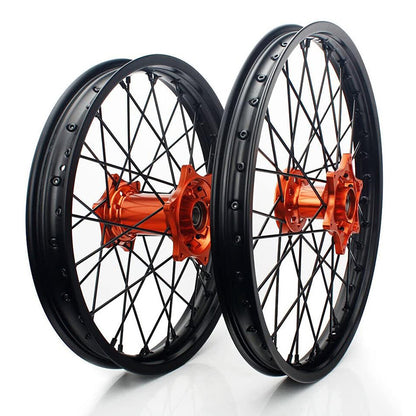 For KTM 125-450 SX SXF XC XCF 2023- / SXF 250 450 Factory Edition 2022-2024 Front Rear Spoke Wheel Rim Hub Set