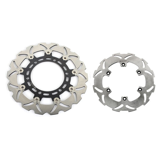 For KTM 525 SMR 2004 / 620 EGS 1996-2002 / 620 LC4 Adventure 1997-1998 / 640 Adventure R 1999-2000 Front Rear Brake Disc Rotors