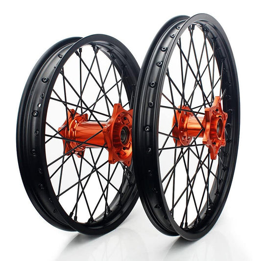 For KTM 125-450 SX SXF XC XCF 2015-2022 Front Rear Spoke Wheel Rim Hub Set