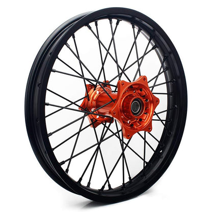 For KTM 125-450 SX SXF XC XCF 2012-2014 Front Rear Spoke Wheel Rim Hub Set