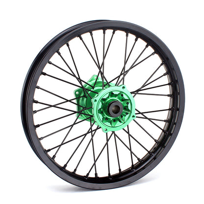 For Kawasaki KX250F KX450F 2006-2018 / KX125 2006-2013 / KX250 2006-2013 2019-2020 Front Rear Spoke Wheel Rim Hub Set