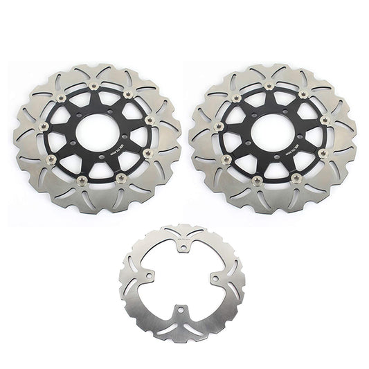 For Kawasaki Z800 2013-2016 / Z800 ABS 2013-2017 / Versys 1000 / Versys 1000 ABS 2015-and up Front Rear Brake Disc Rotors