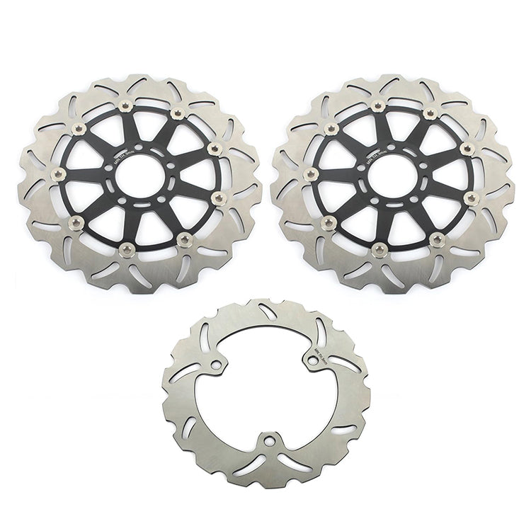 For Kawasaki ZXR250 ZX250C 1991-1995 / ZXR250R ZX250D 1991 / ZX2R 1990- Front Rear Brake Disc Rotors