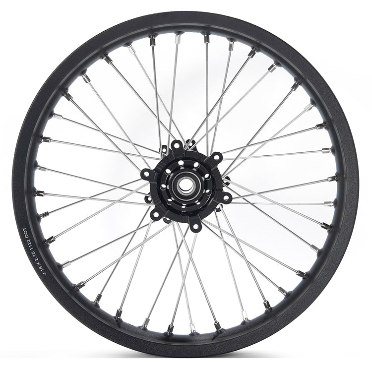 21" Front / 18" Rear Aluminum Spoke Wheel Rims CNC Hubs Set for Talaria Komodo