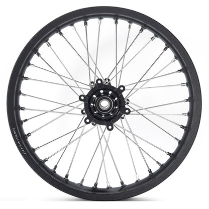 21" Front / 18" Rear Aluminum Spoke Wheel Rims CNC Hubs Set for Talaria Komodo
