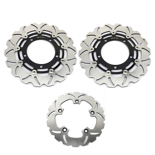 For Suzuki GSF650 GSF650S Bandit 2007-2012 / GSF650 Bandit ABS 2011-2014 / GSF650S Bandit ABS 2008-2017 Front Rear Brake Disc Rotors