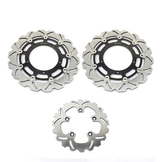 For Yamaha FZ1 Fazer / FZ1 Fazer ABS 2006-2014 / FZ1N / FZ1N ABS 2006-2012 Front Rear Brake Disc Rotors